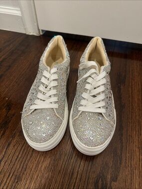 Betsy Johnson Bedazzled Sneakers